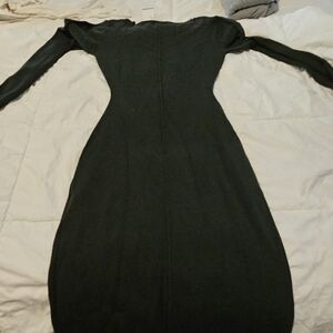 VICI sweater dress with front cutout